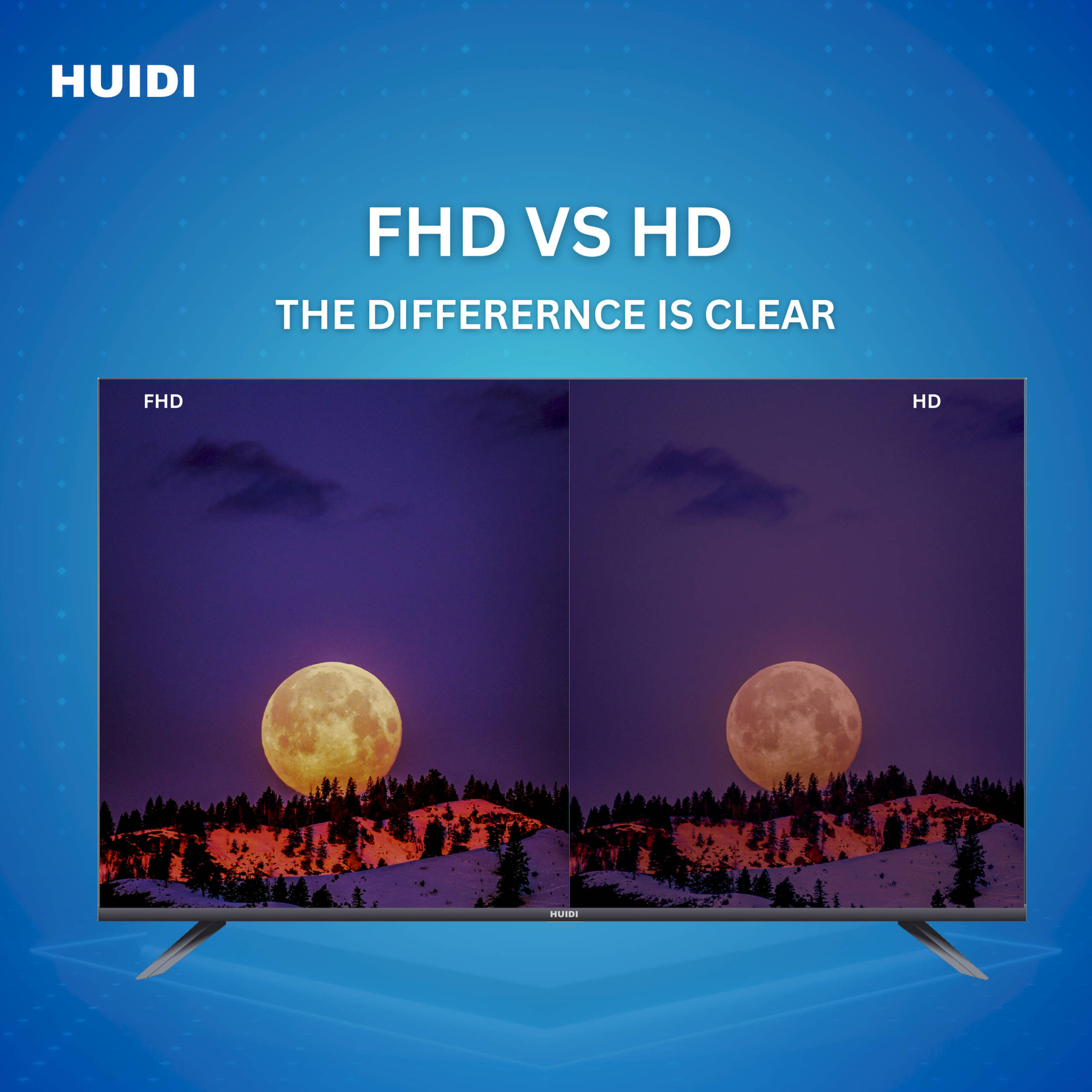 40 Inches (100 cm) Huidi Full HD Smart LED TV HD6FSPRO - Image 6