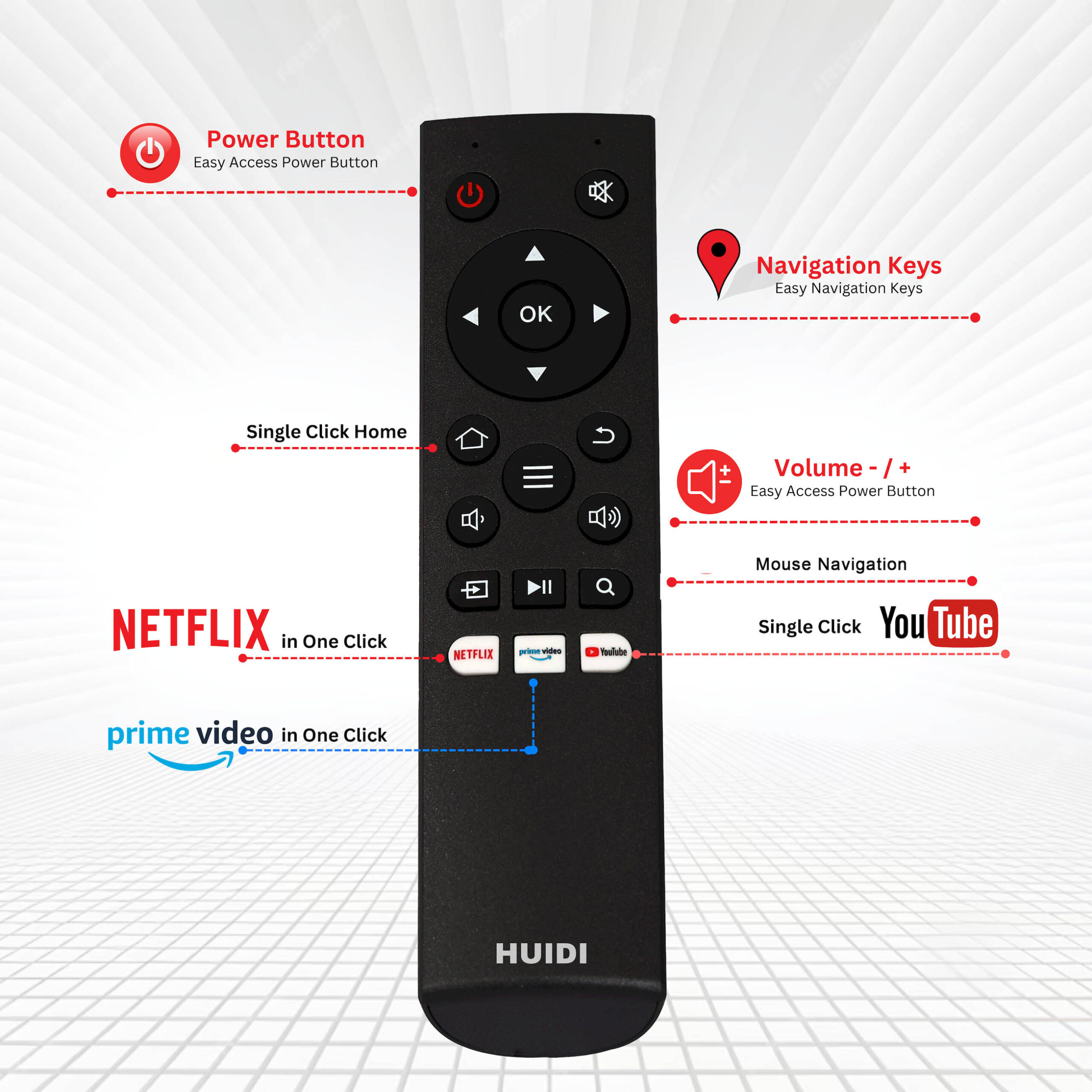 40 Inches (100 cm) Huidi Full HD Smart LED TV HD6FSPRO - Image 15