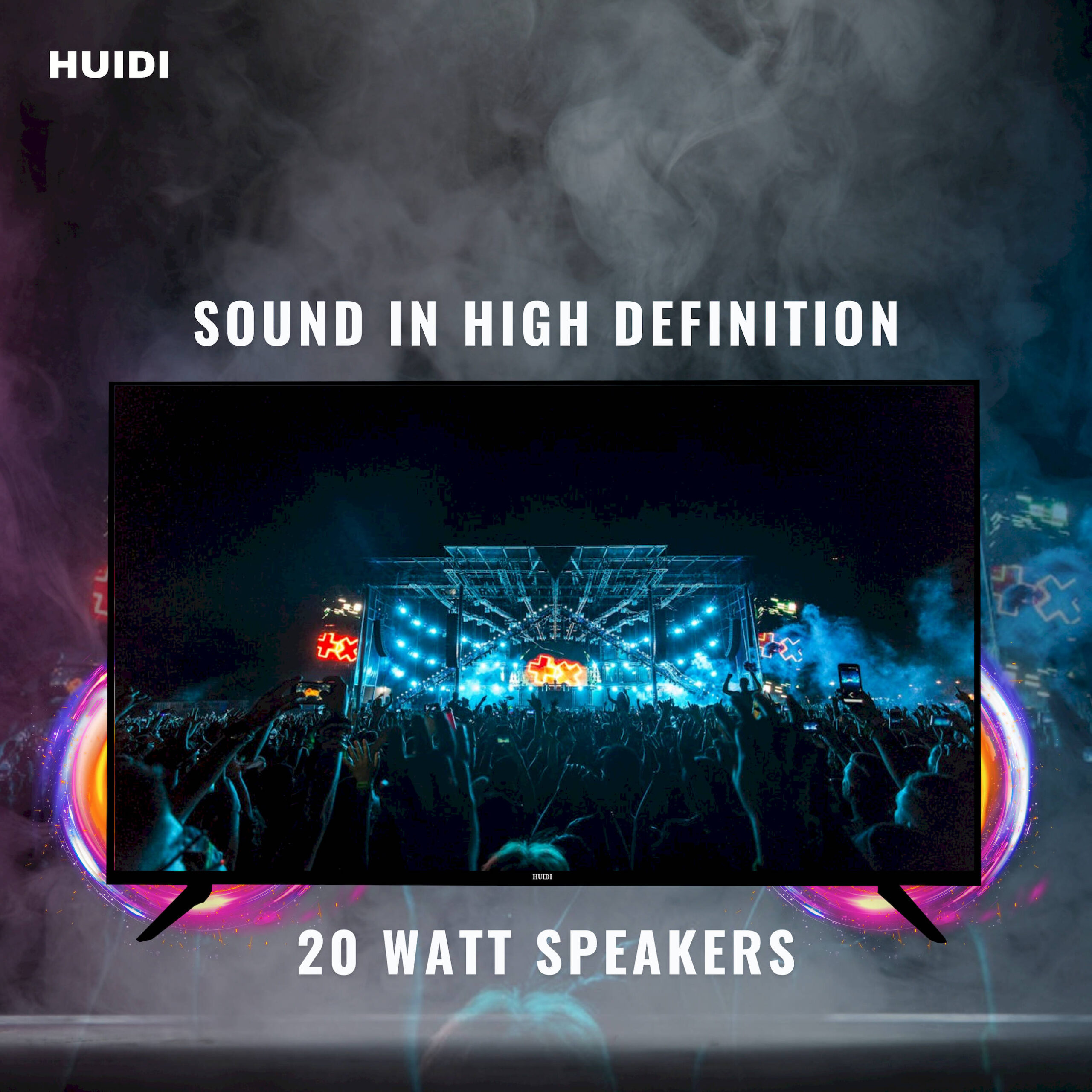 40 Inches (100 cm) Huidi Full HD Smart LED TV HD6FSPRO - Image 8